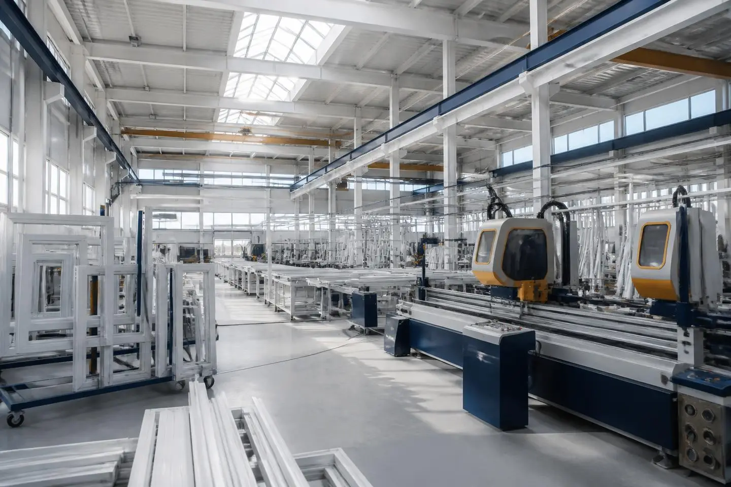Planta de fabricación de ventanas y puertas en PVC FÖNSTER